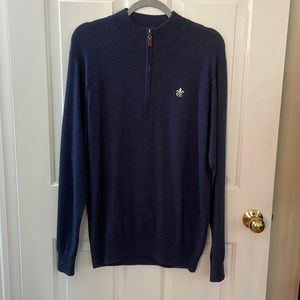 Turtleson Merino Wool 1/4 zip sweater